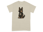 Funny Punk Dog with Skull Shirt T-shirt