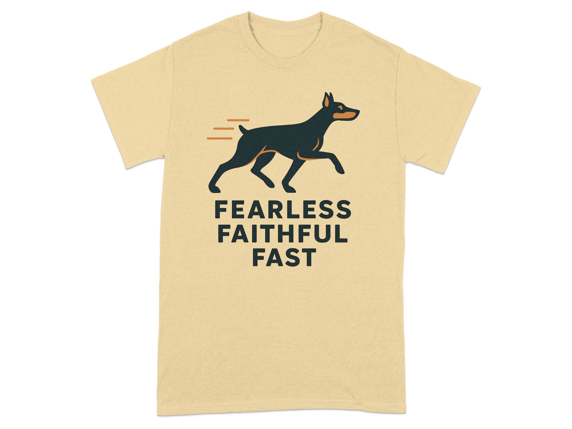 Fearless Faithful Fast Dog Graphic T-Shirt