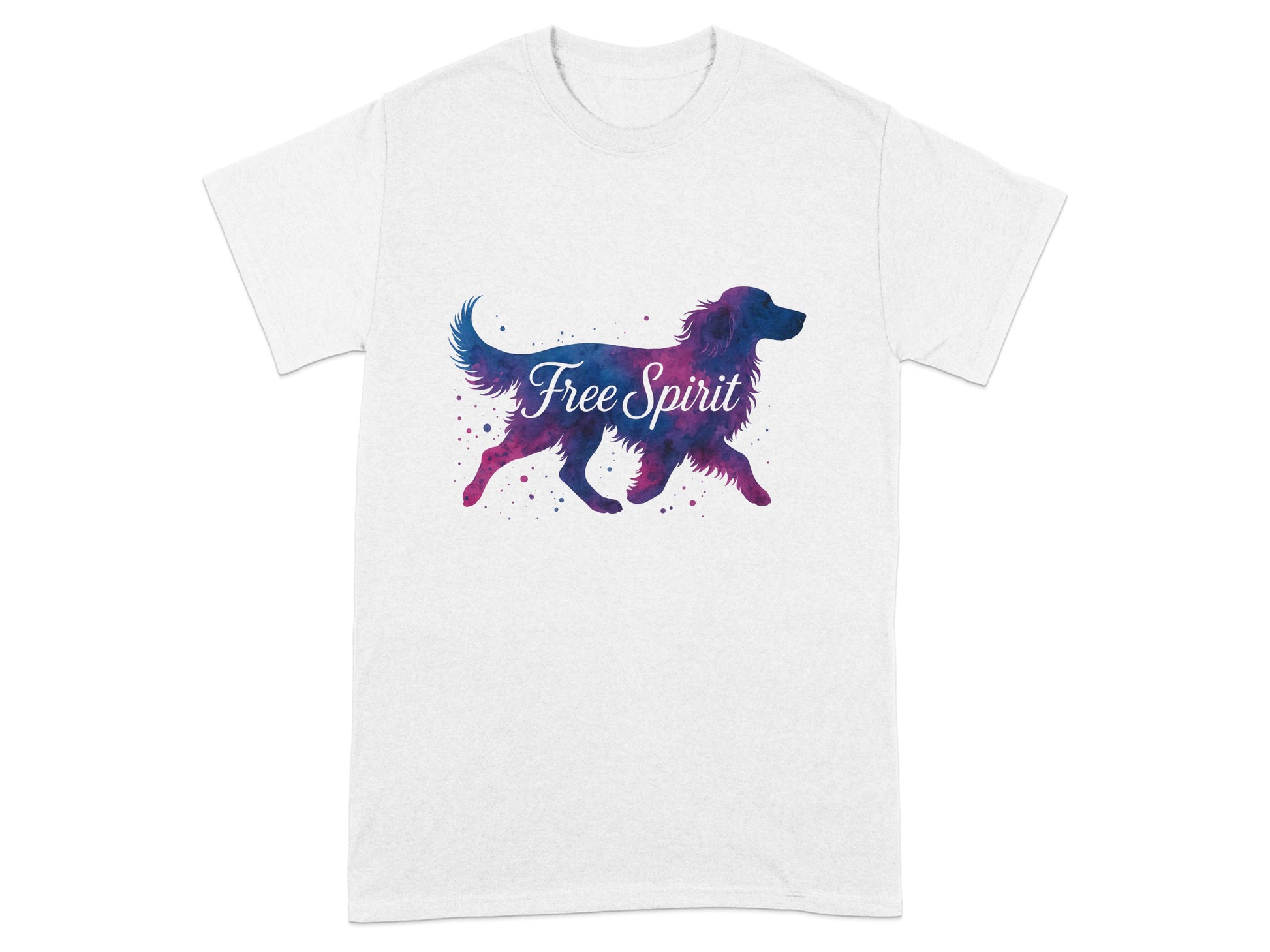 Free Spirit Graphic Dog Themed T-Shirt Product