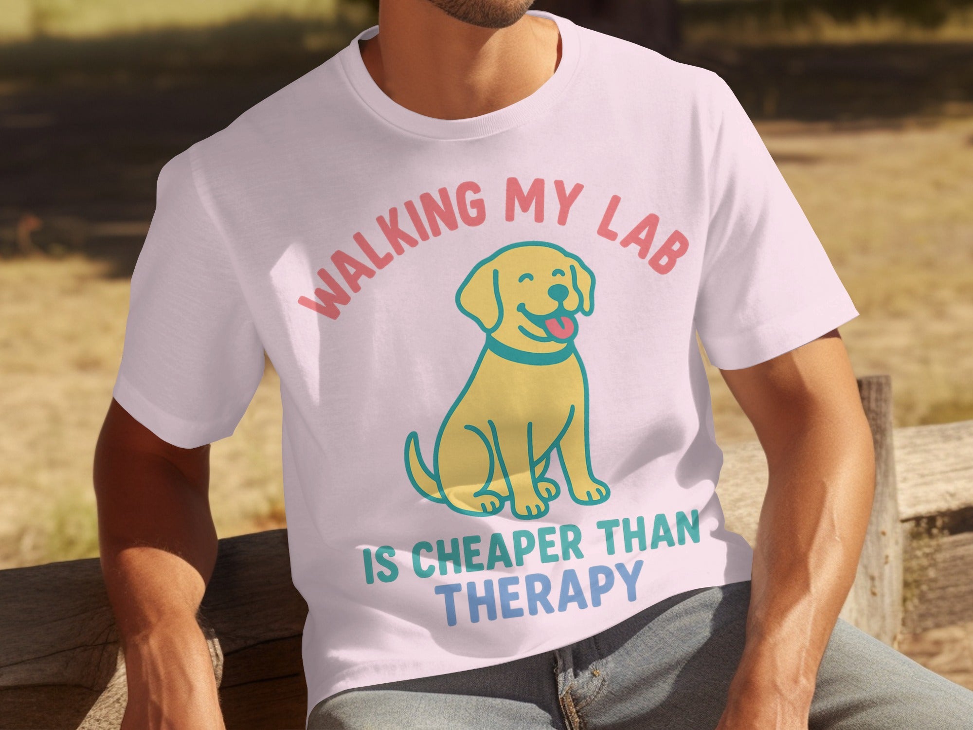Walking My Lab Is Cheaper Than Therapy T-shirt