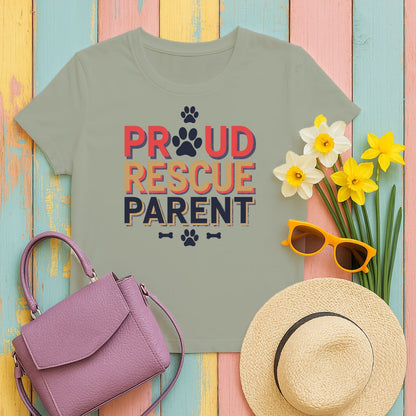 Proud Rescue Parent Graphic T-Shirt product