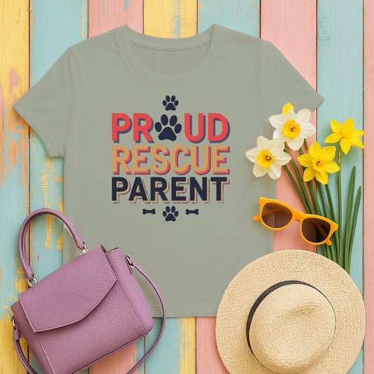 Proud Rescue Parent Graphic T-Shirt product