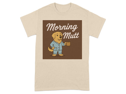 Morning Mutt Graphic Dog Design T-shirt product type