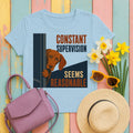 Constant Supervision Vizsla T-Shirt in Light Blue