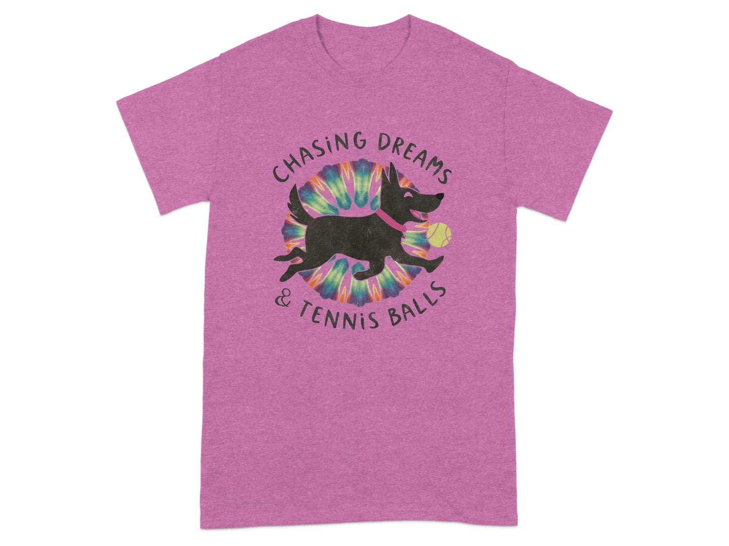 Chasing Dreams and Tennis Balls Graphic Tshirt product type