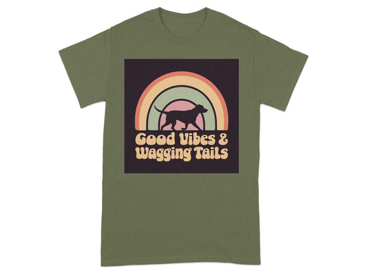 Good Vibes and Wagging Tails Graphic Tee product