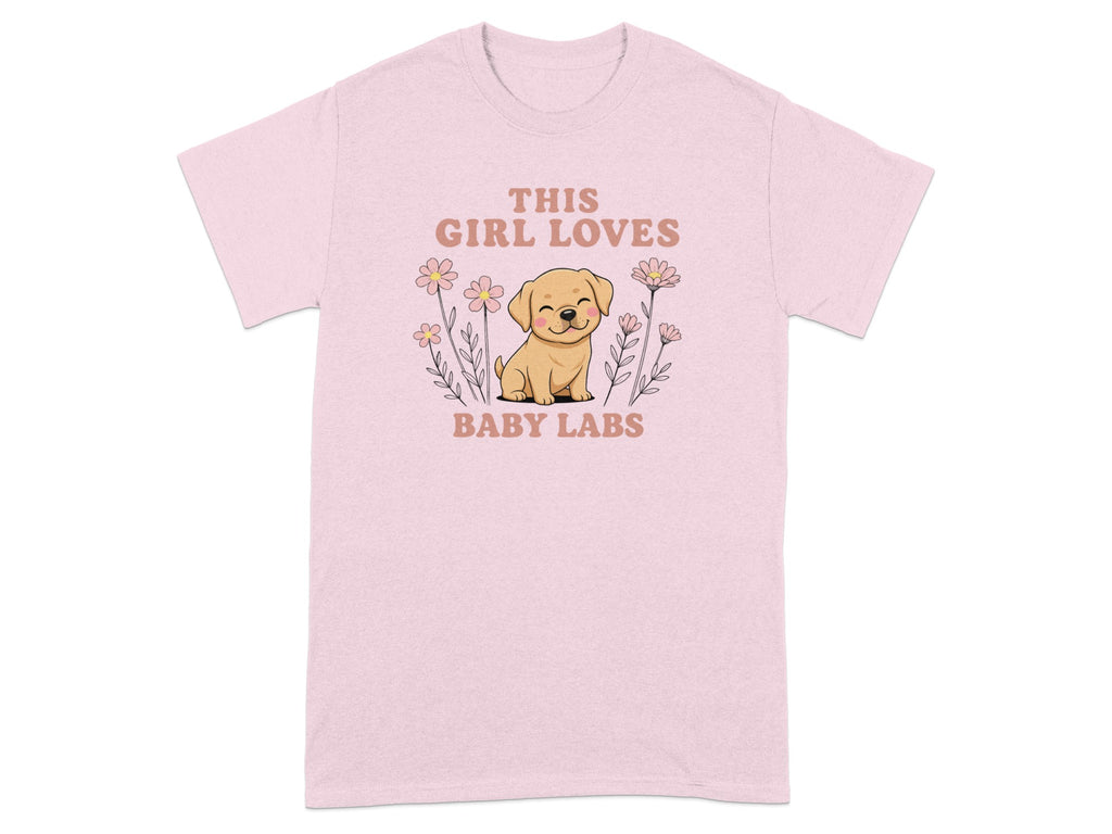 This Girl Loves Baby Labs Cute Graphic T-Shirt