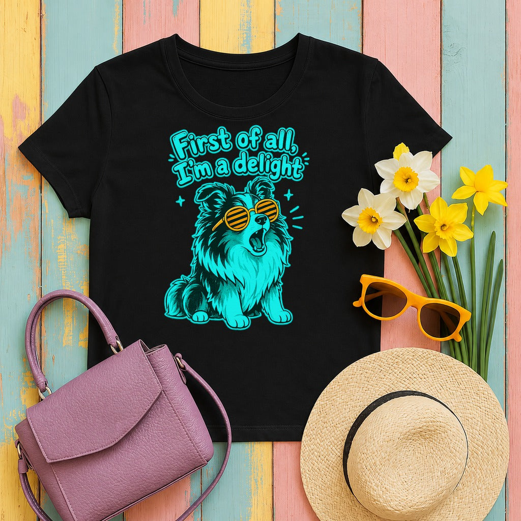 migbackfill first-of-all-neon-sheltie-t-shirt tee flat lay hero v8