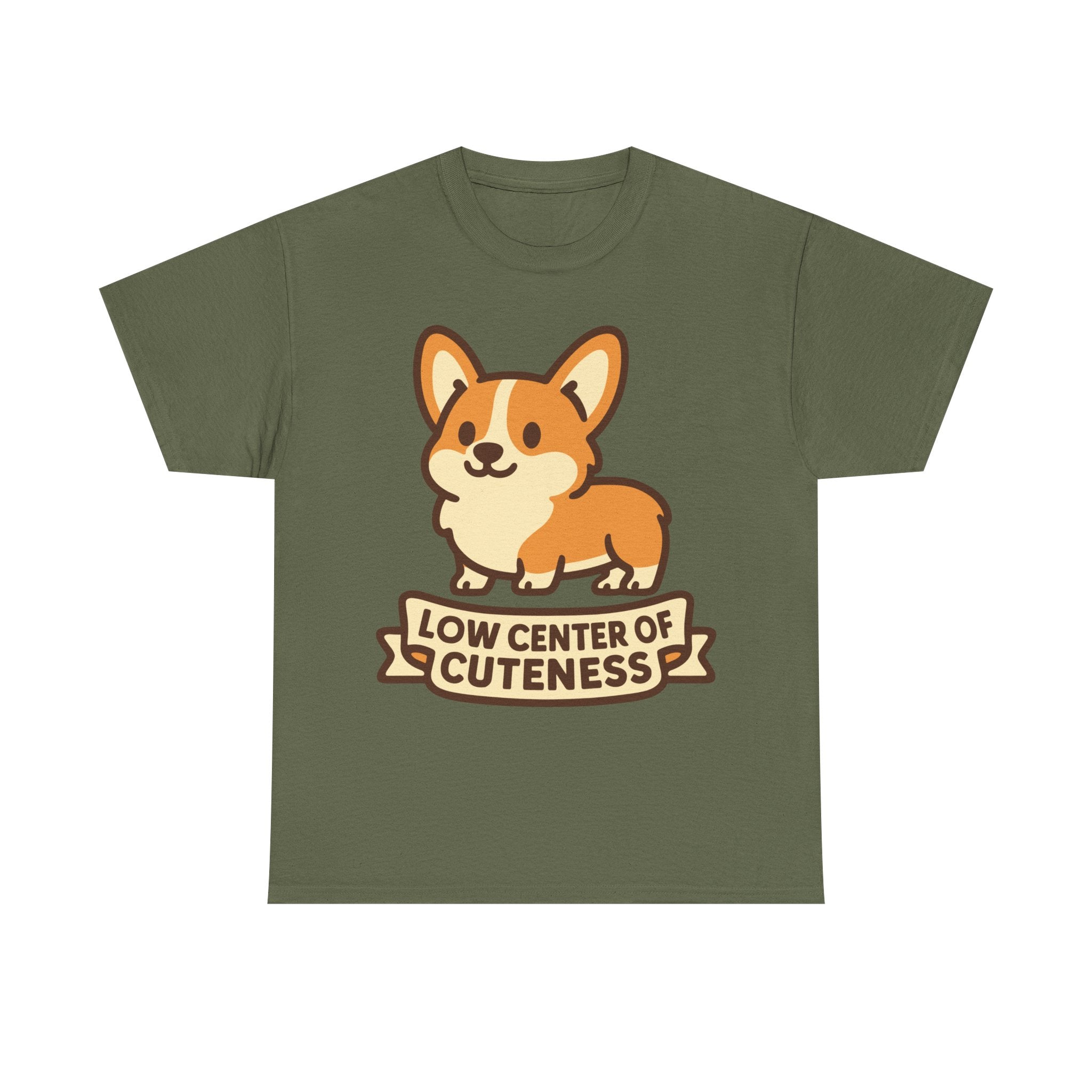 "Low Center of Cuteness" Corgi T-shirt