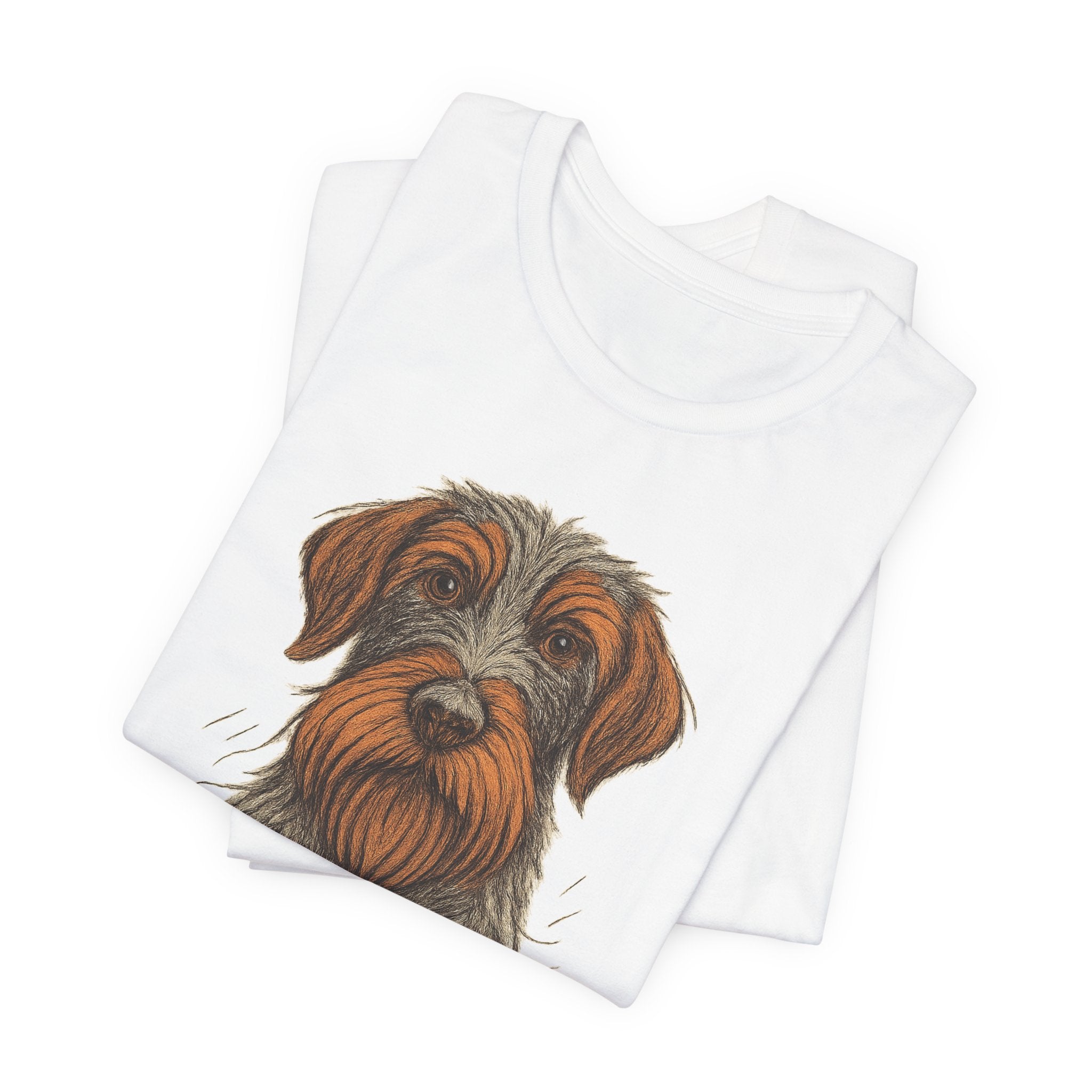 Wirehaired Pointing Griffon Permanently Mustachioed Tee