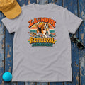Laundry Retrieval Department Beagle T-Shirt in Athletic Heather - flat lay