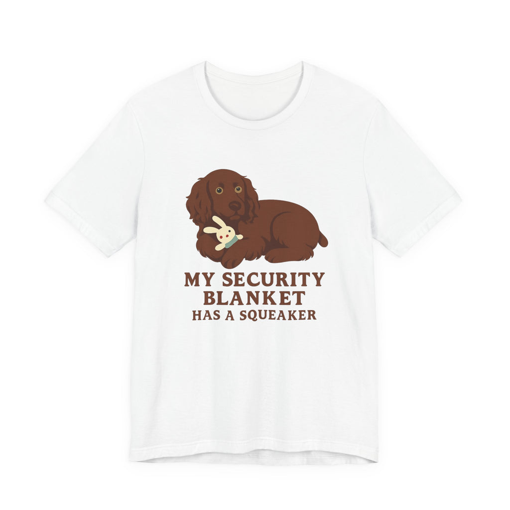 Boykin Spaniel Security Blanket Has a Squeaker Tee