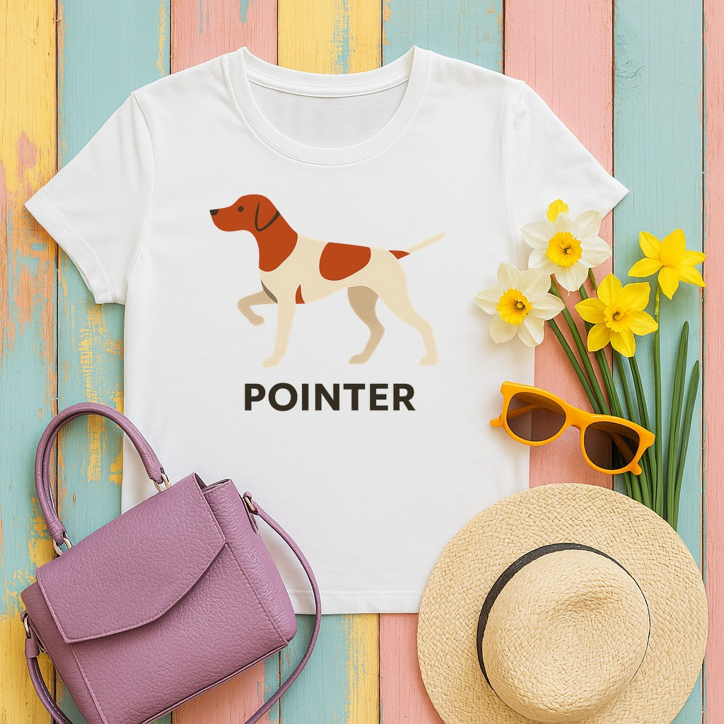 Pointer Silhouette T-shirt in White