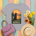Flat-Coat Paws and Reflect Tee in Athletic Heather