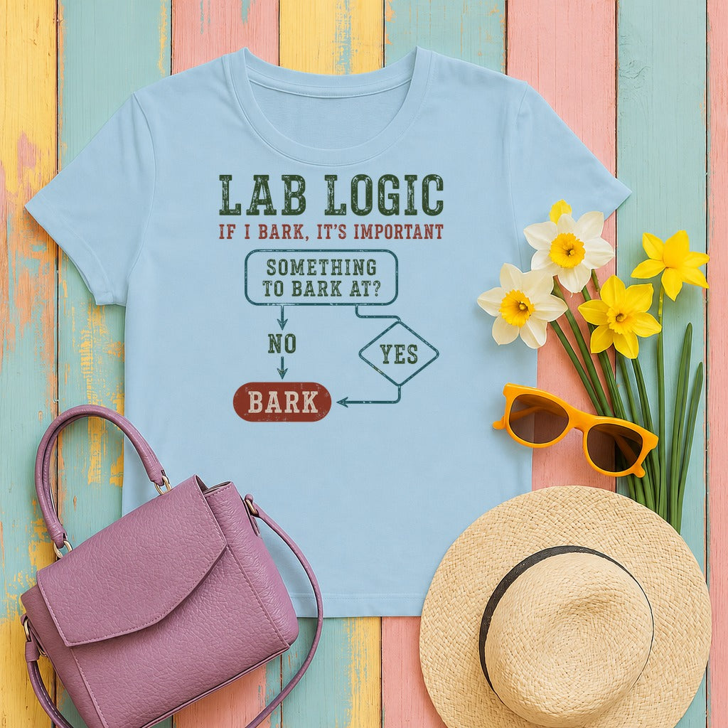 Lab Wisdom T-Shirt in Light Blue