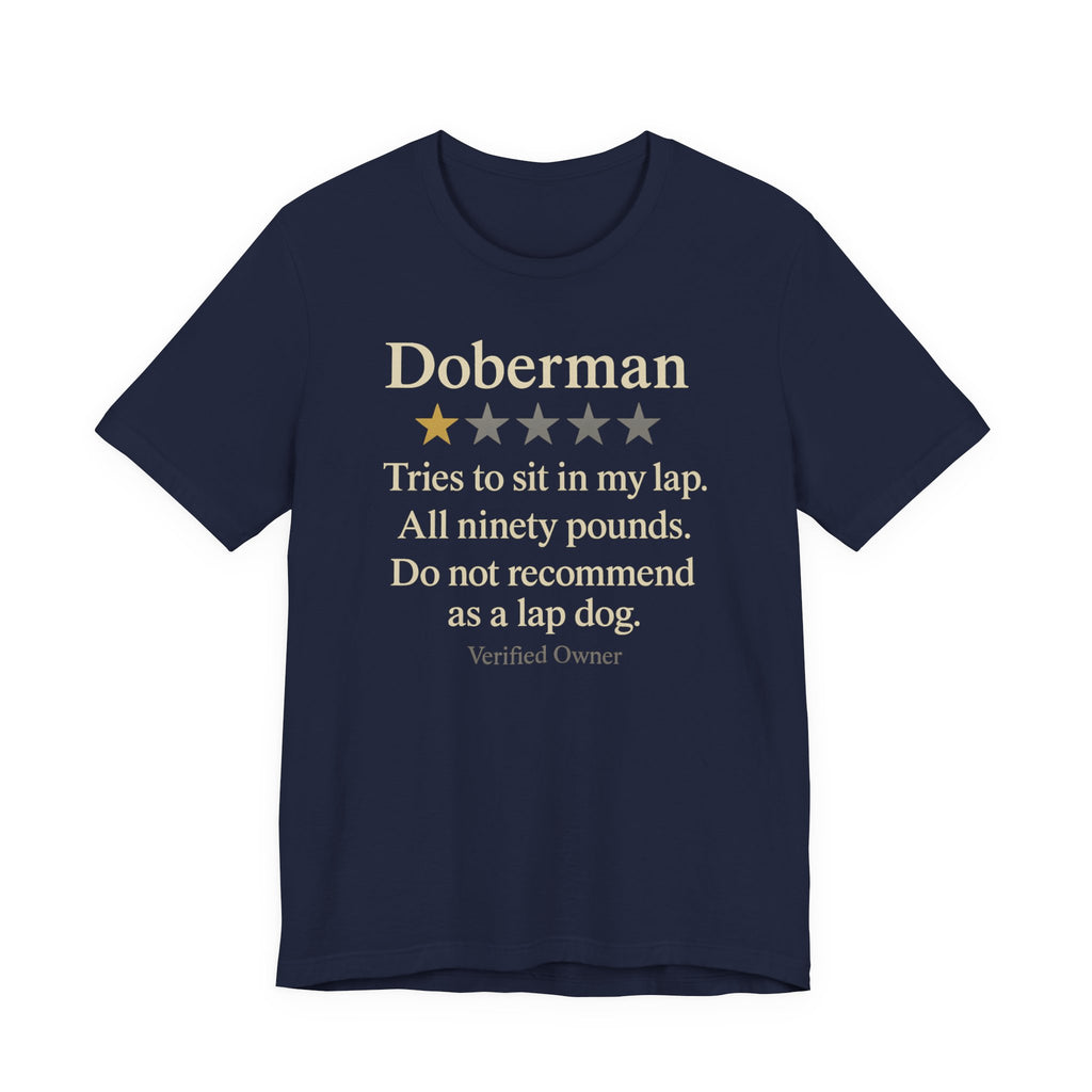 Doberman One-Star Review Tee