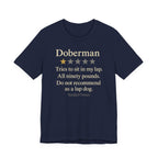 Doberman One-Star Review Tee