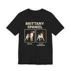 Brittany Spaniel Regal. Also Unhinged. Tee