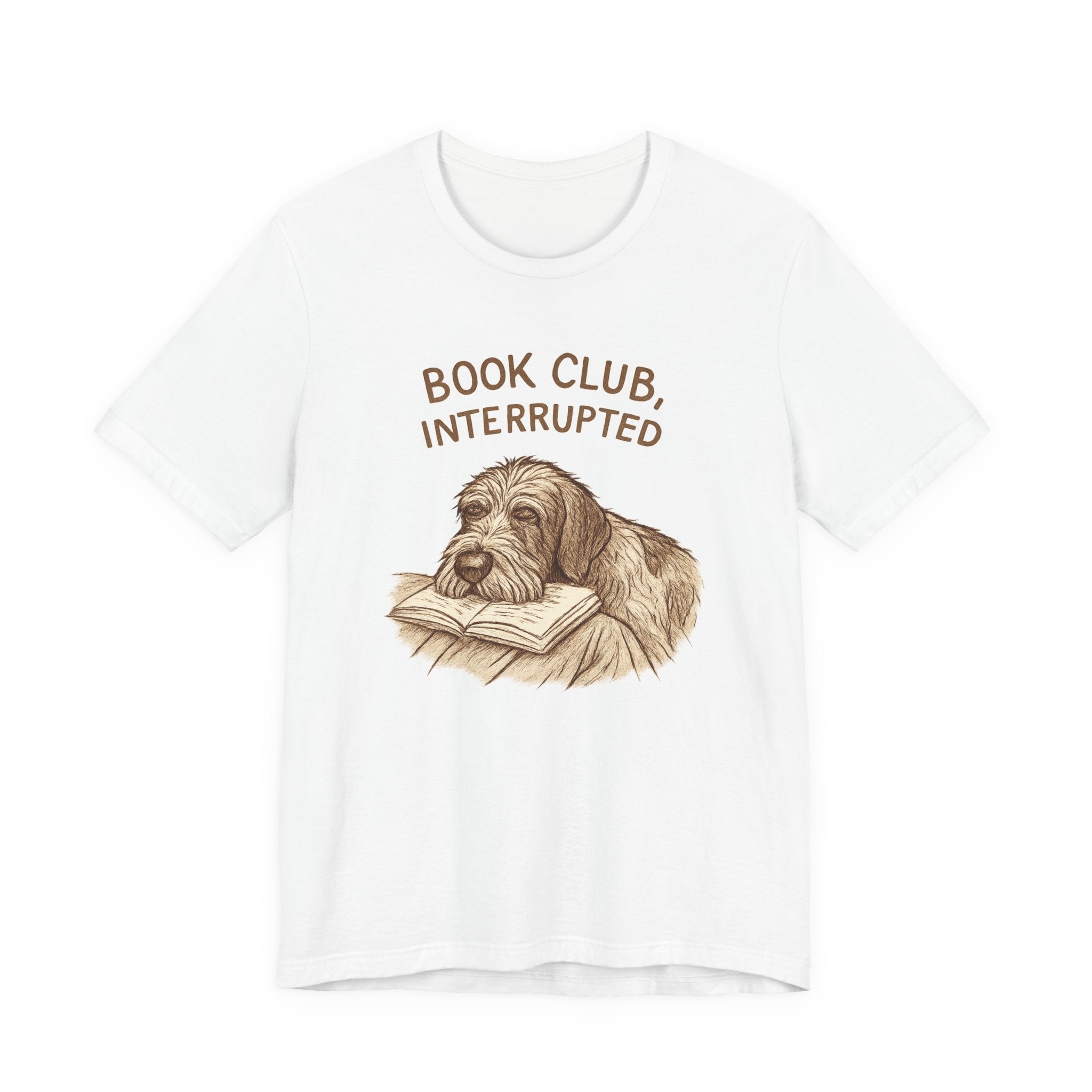 Wirehaired Pointing Griffon Book Club Interrupted Tee