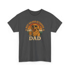 Best Golden Retriever Dad with Beer and Shades T-Shirt
