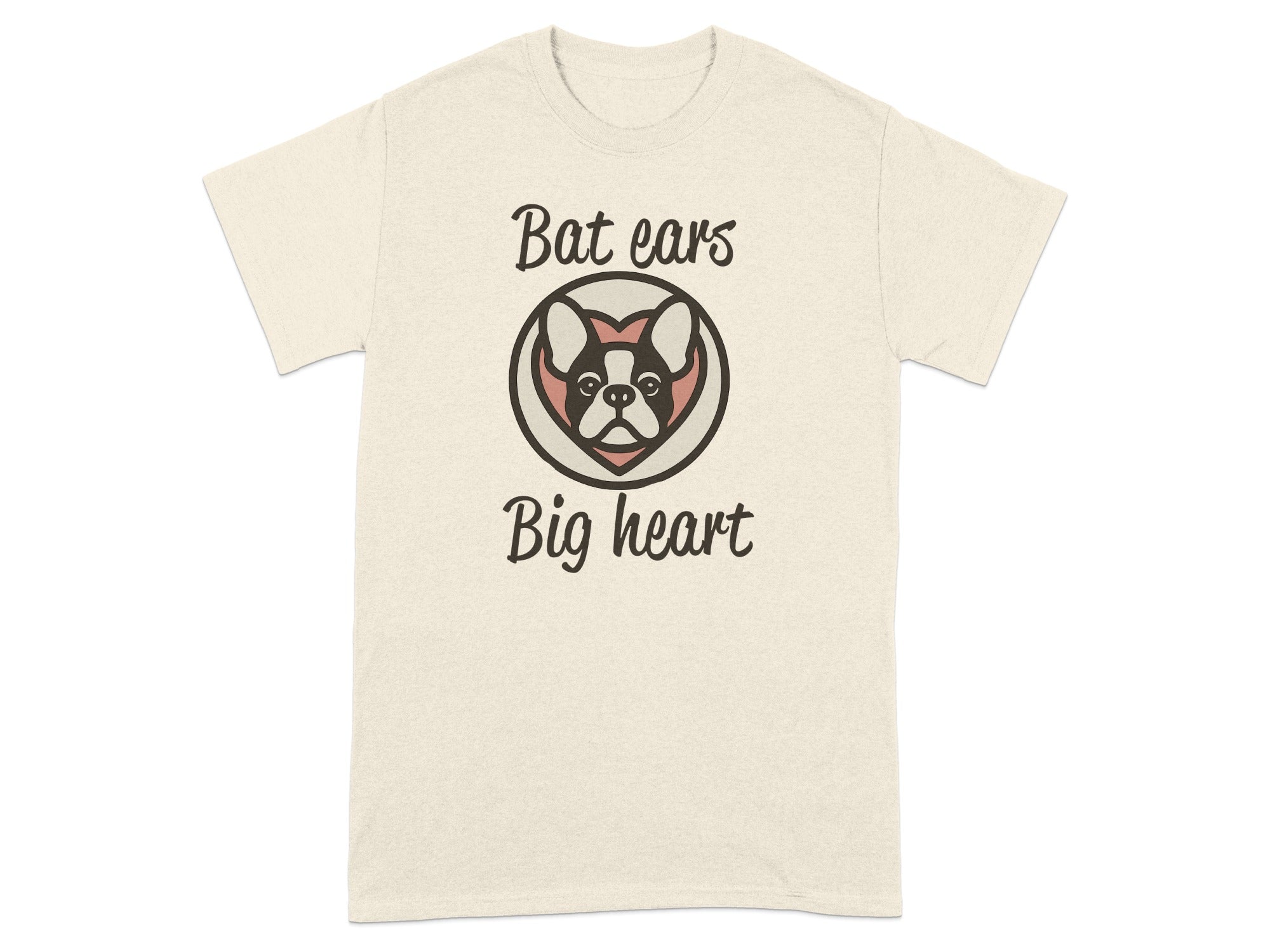 Bat ears Big heart dog lovers T-shirt