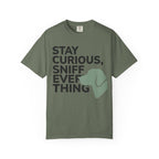 Stay Curious Sniff Everything Dog Graphic T-Shirt