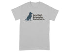 Grey t-shirt with silhouette of Australian Shepherd and text "Sorry I Can't. My Australian Shepherd Said No."