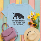 Irish Water Spaniel Return Trip Has Detours Tee
