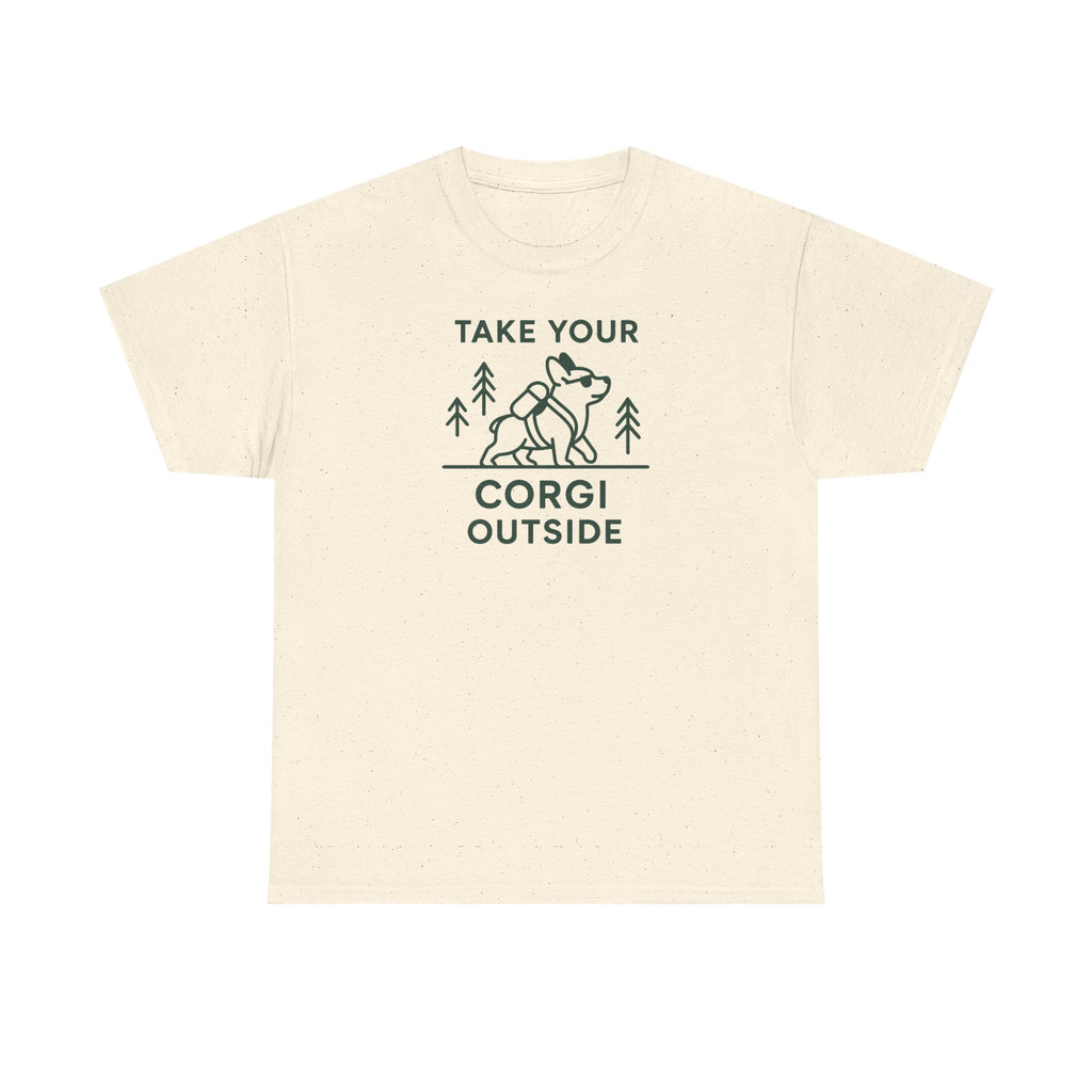 Take Your Corgi Outside Hiking Adventure Dog T-Shirt