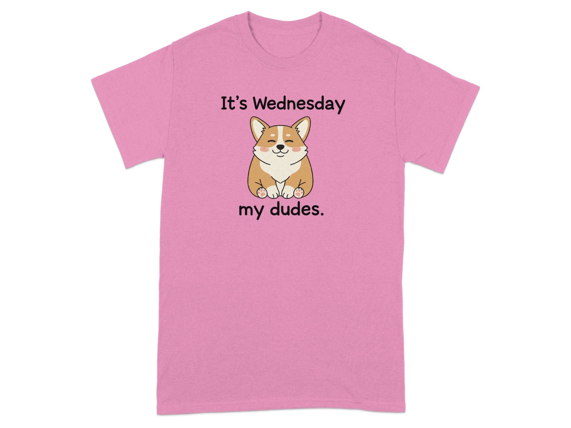 It's Wednesday My Dudes Corgi T-shirt