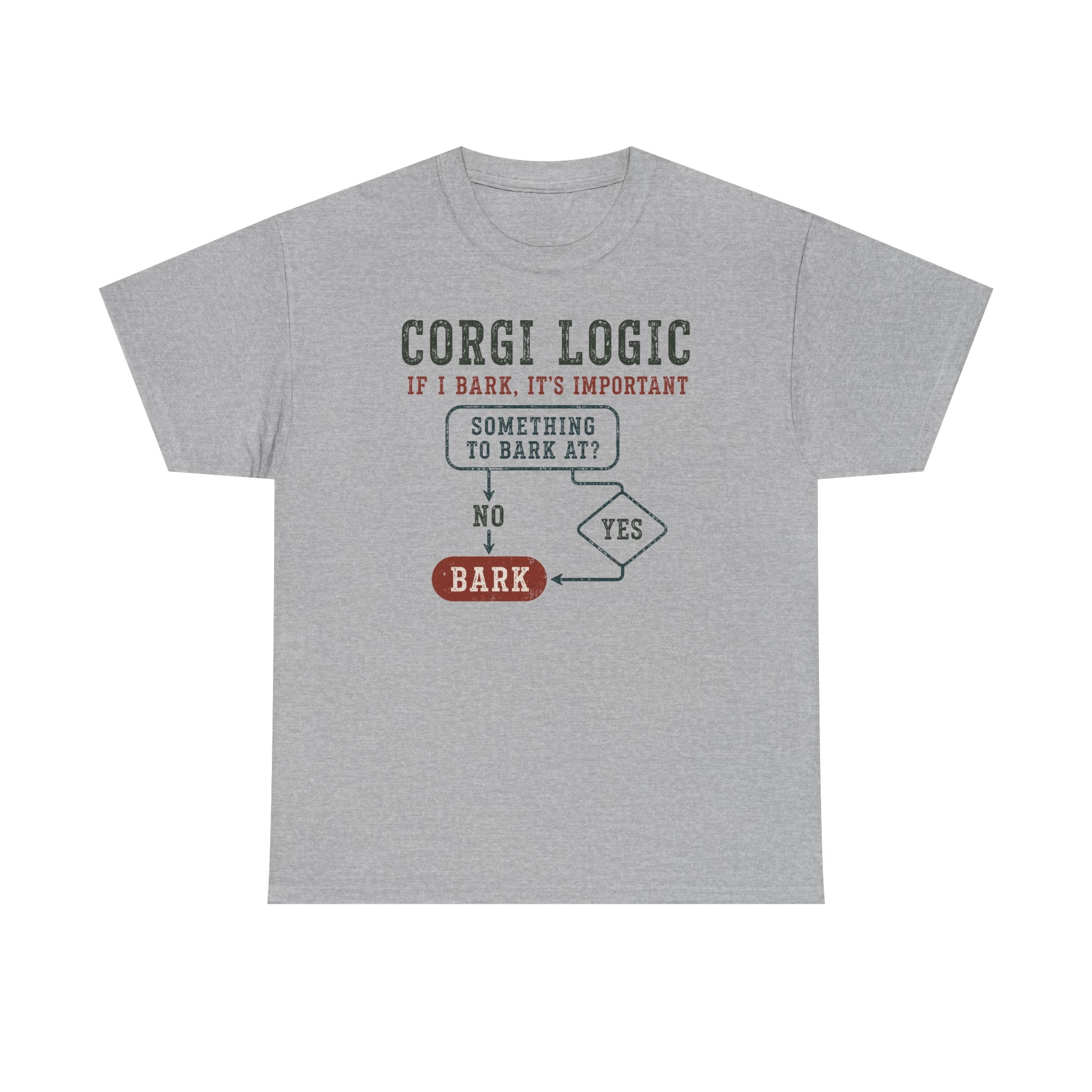 Corgi Logic: If I Bark, It's Important T-Shirt