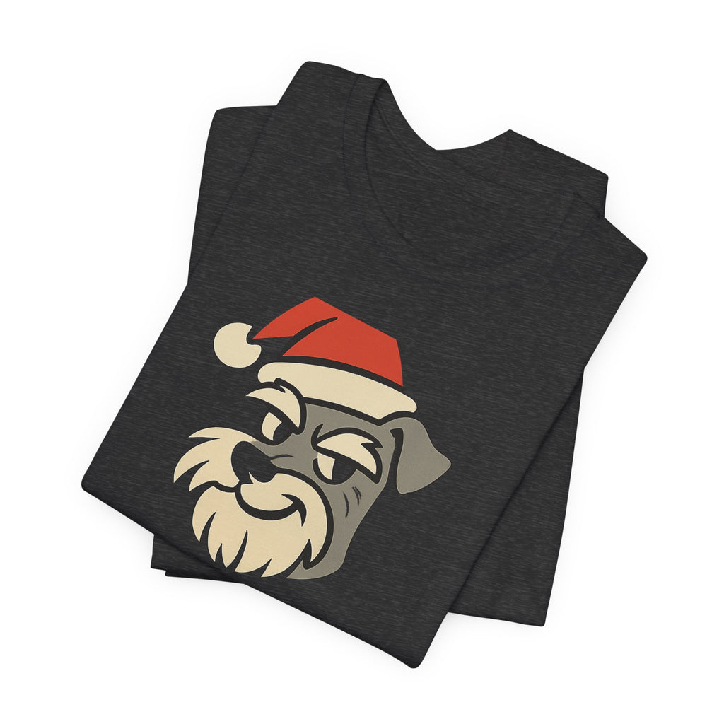 Santa's Least Obedient Helper Schnauzer Christmas T-Shirt