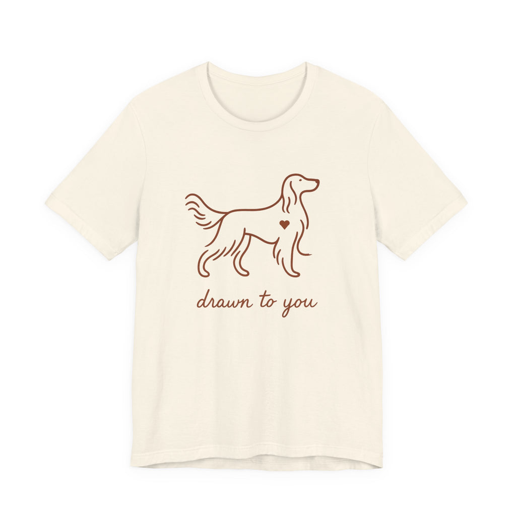 Irish Setter Drawn to You Line Art Tee