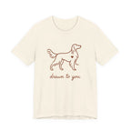 Irish Setter Drawn to You Line Art Tee