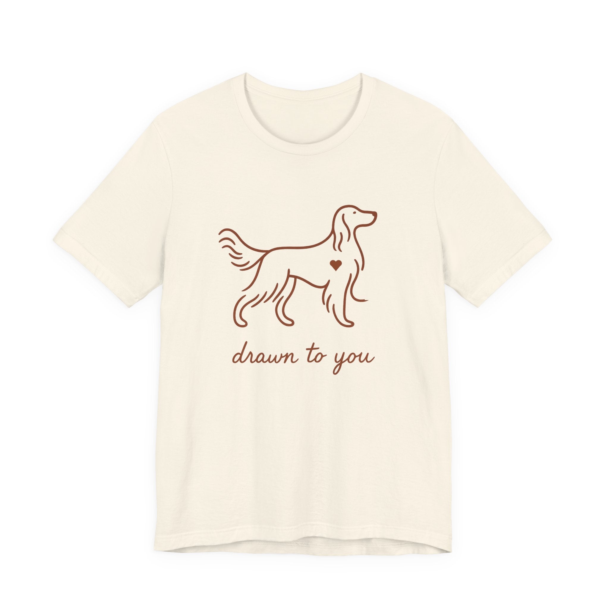 Irish Setter Drawn to You Line Art Tee