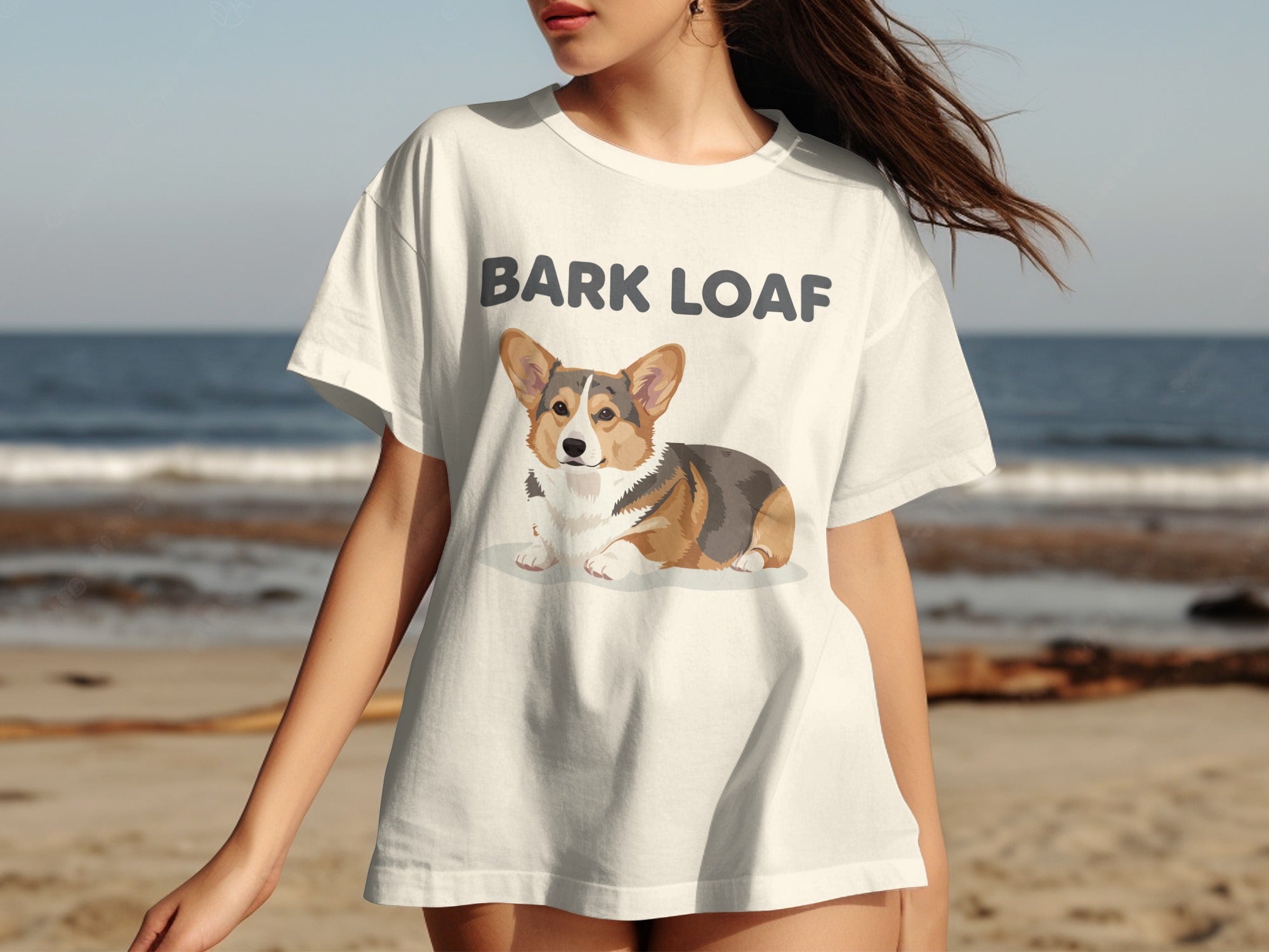 Bark Loaf Graphic Dog Lover Tee Shirt