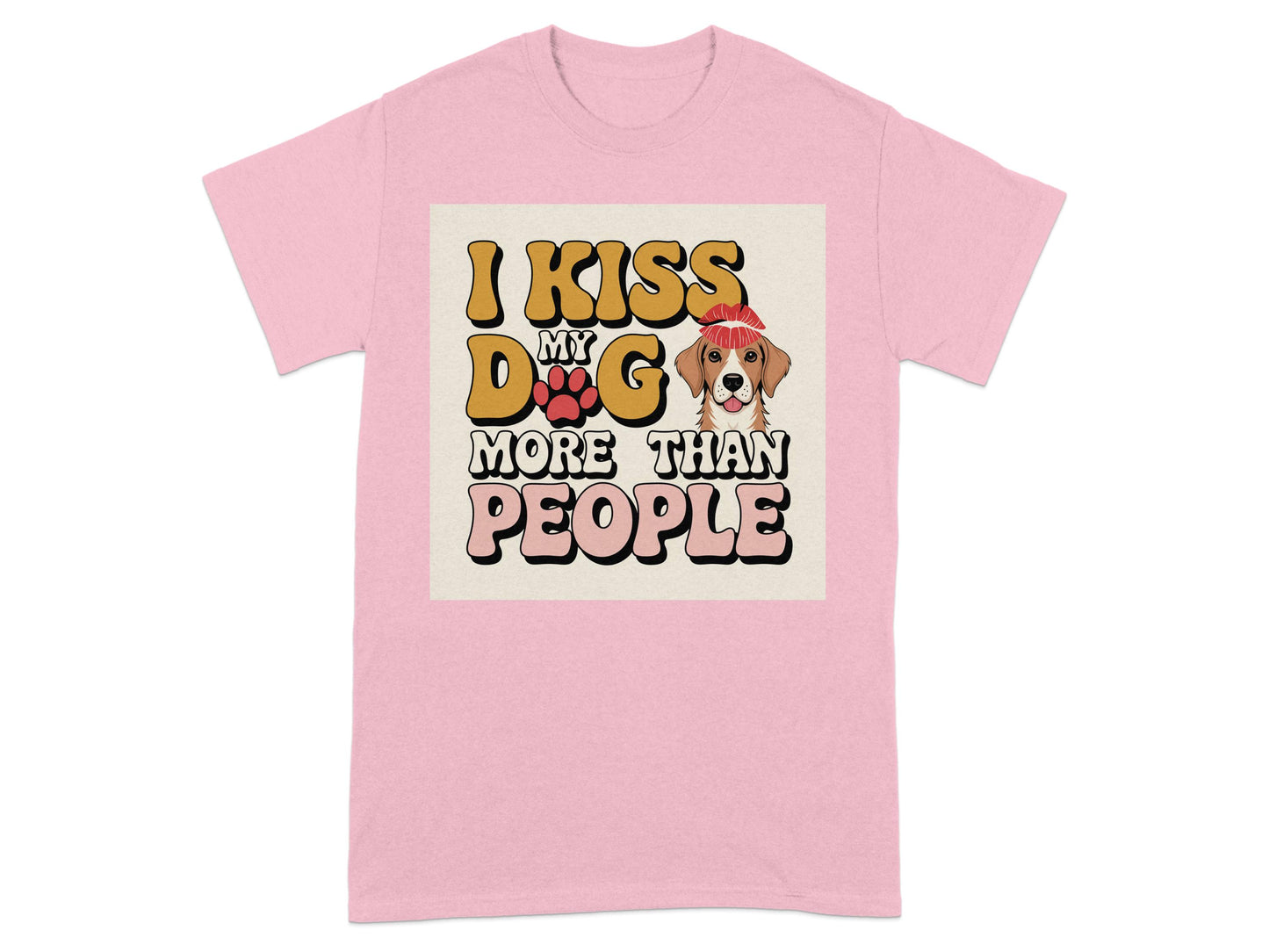 I Kiss My Dog More Than People T-shirt product