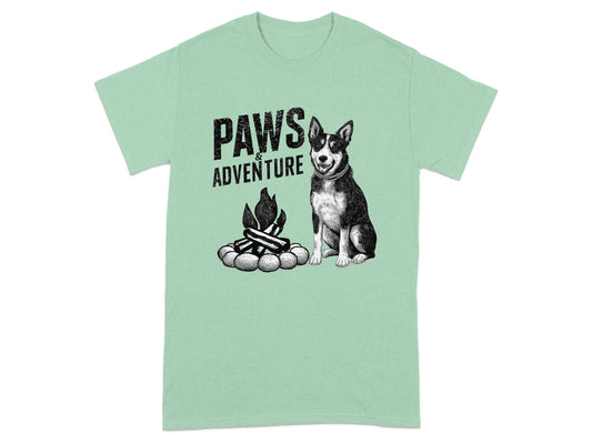 Paws and Adventure Campfire Dog Lover T-shirt product