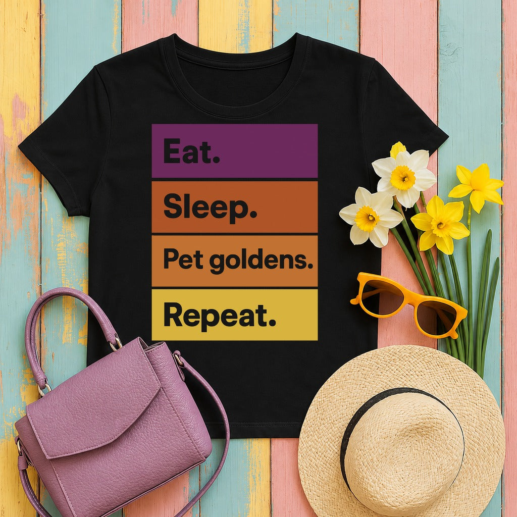mig2 eat-sleep-pet-goldens-repeat-graphic-tee tee flat lay hero v8