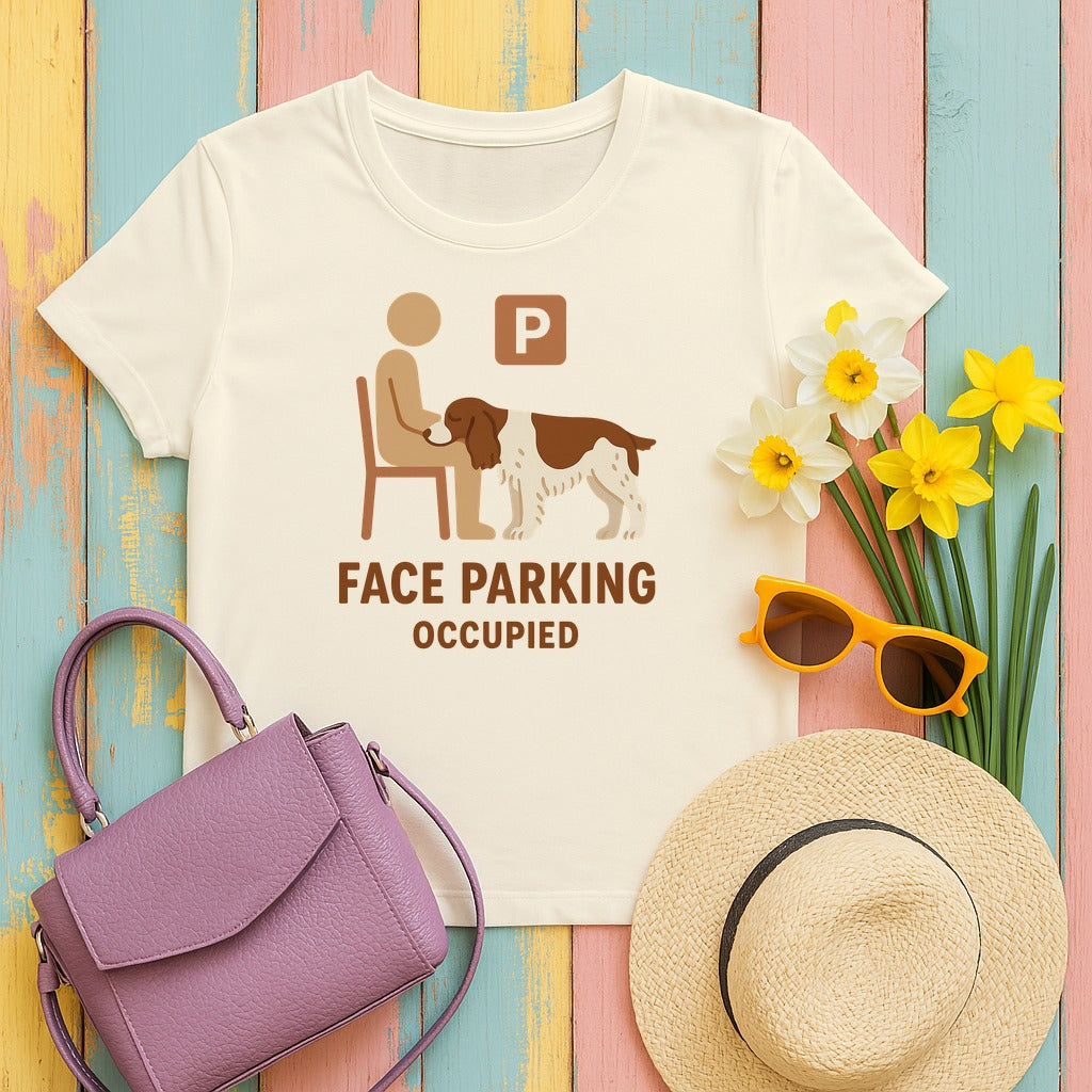 Springer Face Parking Tee in Natural