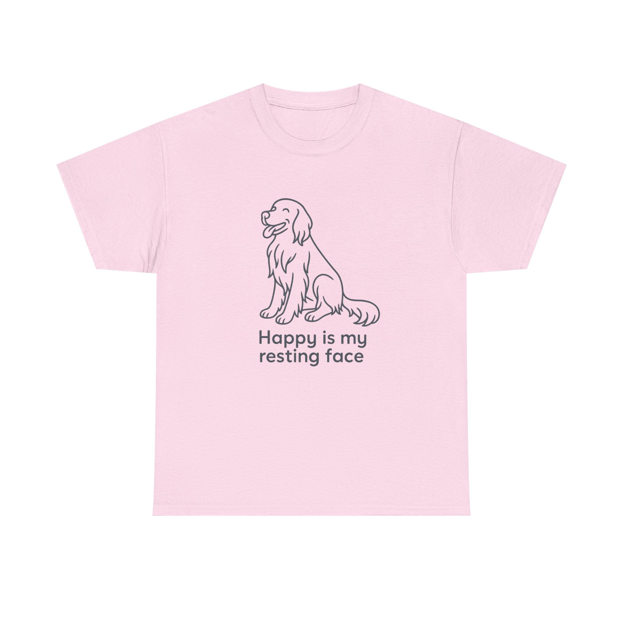 Happy Is My Resting Face - Funny Gordon Setter Tee