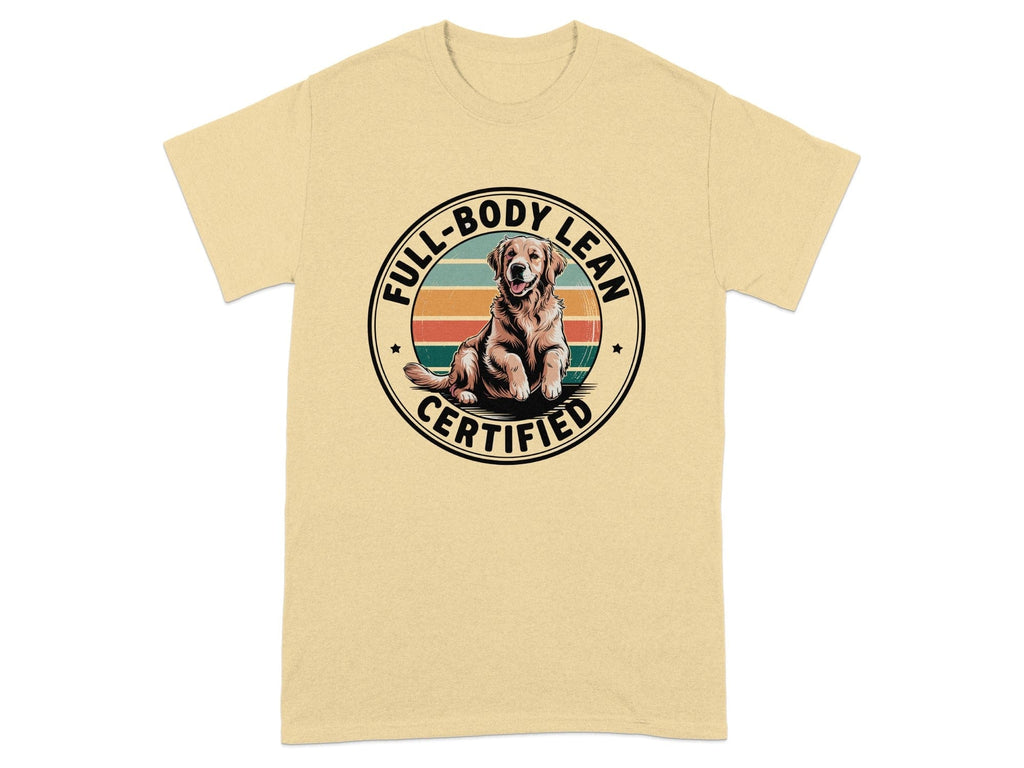 Full-Body Lean Certified Graphic Dog Design T-shirt product