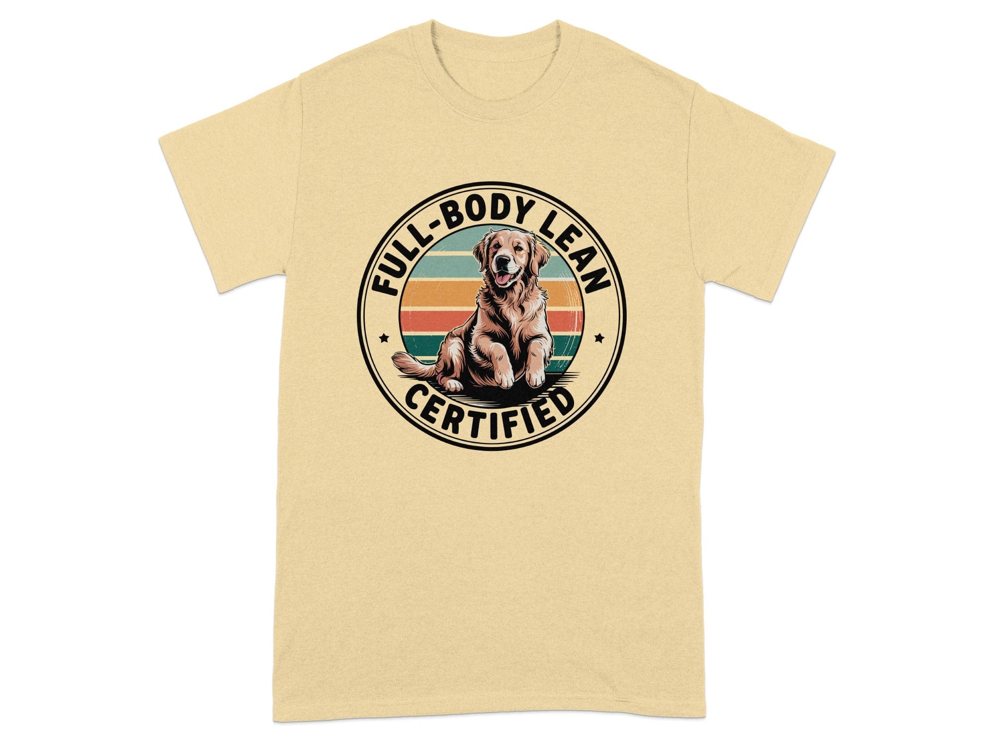 Full-Body Lean Certified Graphic Dog Design T-shirt product