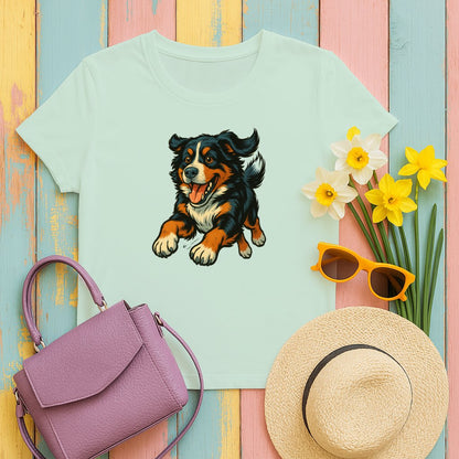Playful Dog Graphic Tee for Stylish Casual Product