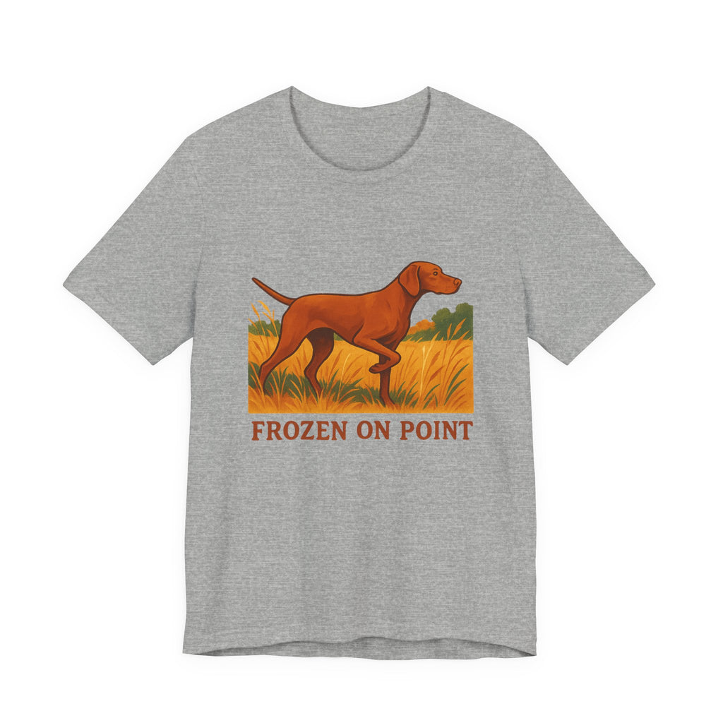 Vizsla Frozen on Point Tee