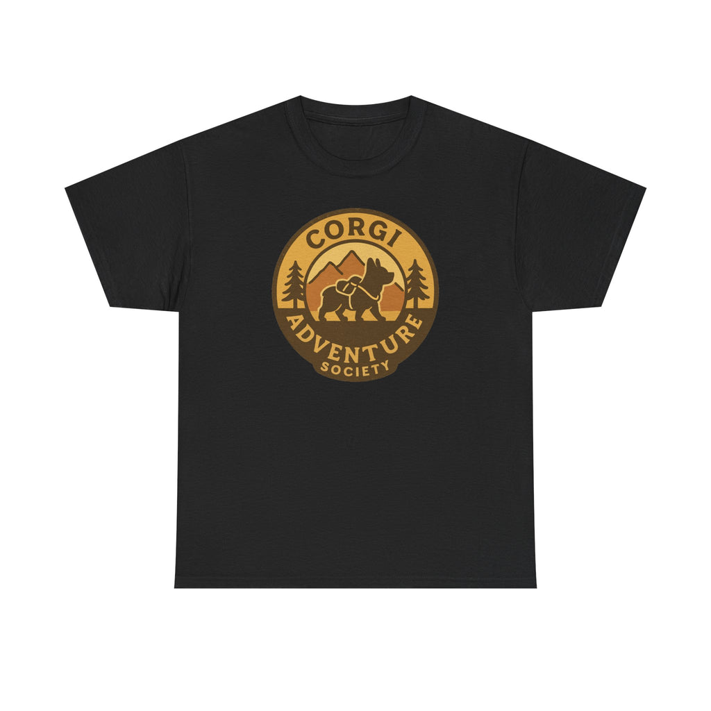 Outdoorsy Corgi Adventure Society T-Shirt