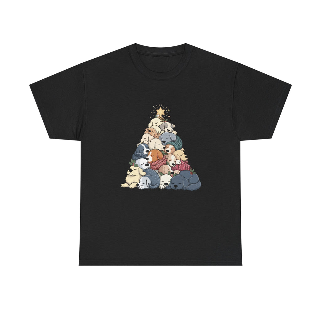 Sleeping Dogs Stacked Christmas Tree T-Shirt