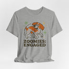 Brittany Spaniel Zoomies Engaged Tee