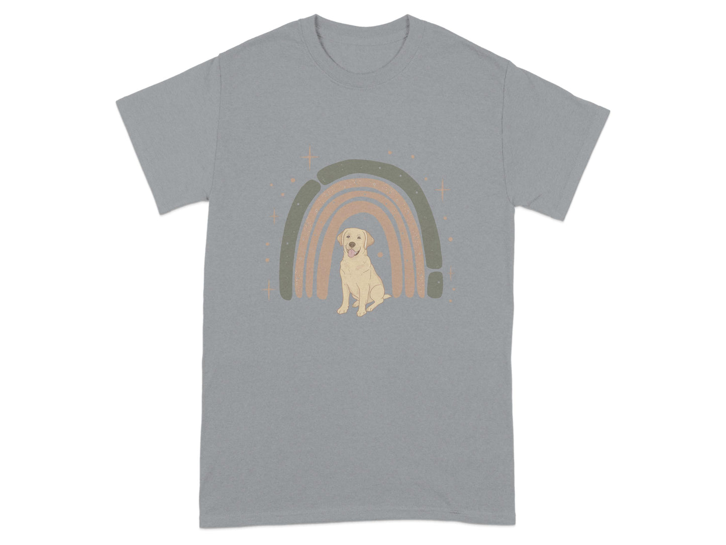 Rainbow and Labrador Graphic Tee Shirt product