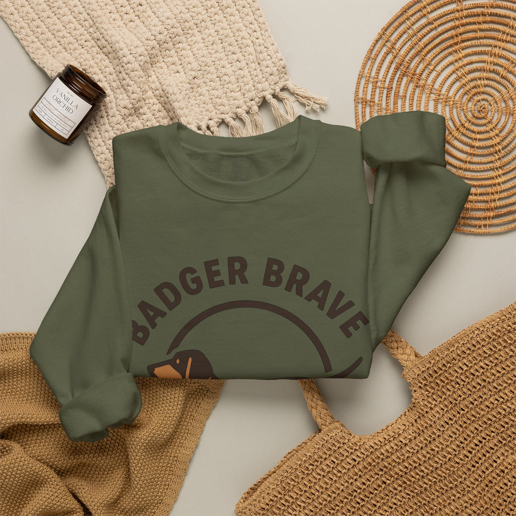 Badger Brave Dachshund Sweatshirt